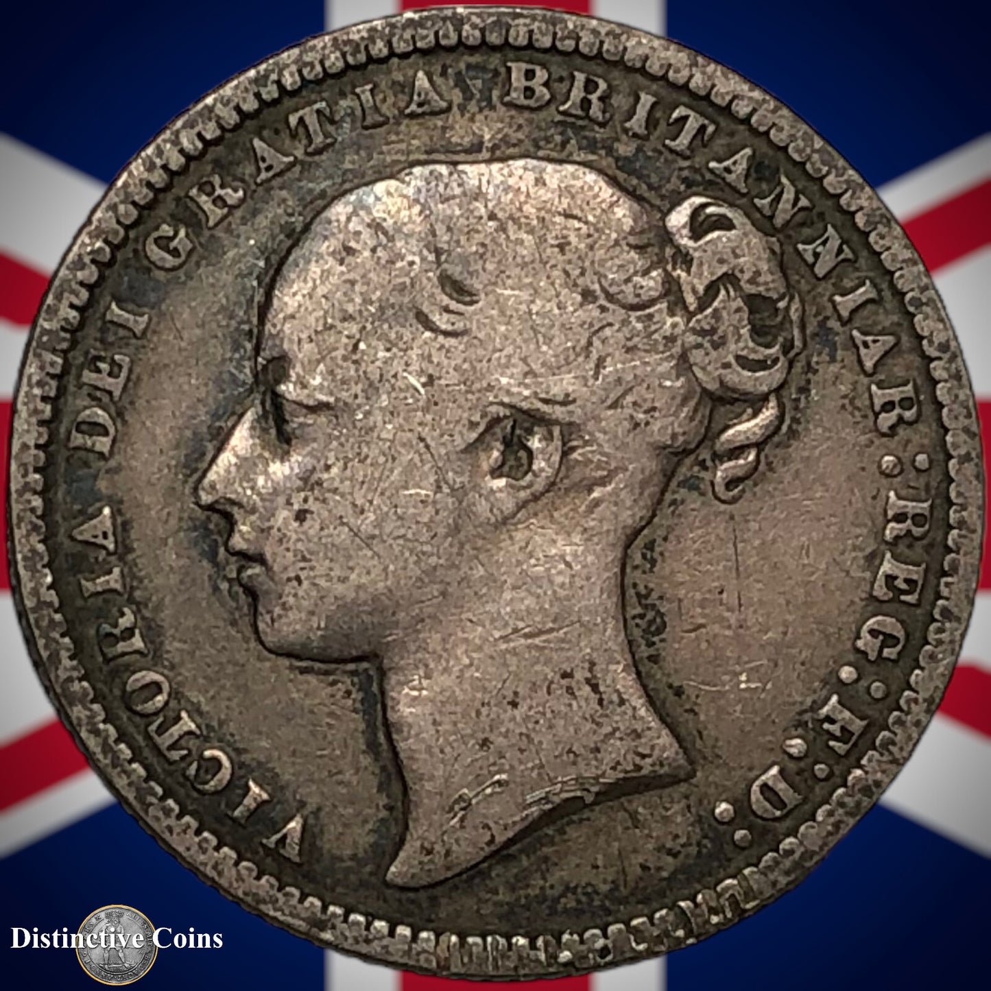 Great Britain 1871 British One Shilling GB0310