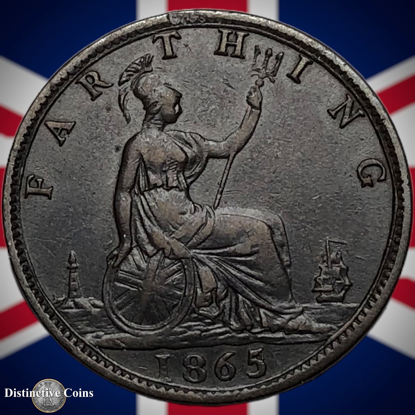 Great Britain 1865/2 Farthing 1/4d GB3544