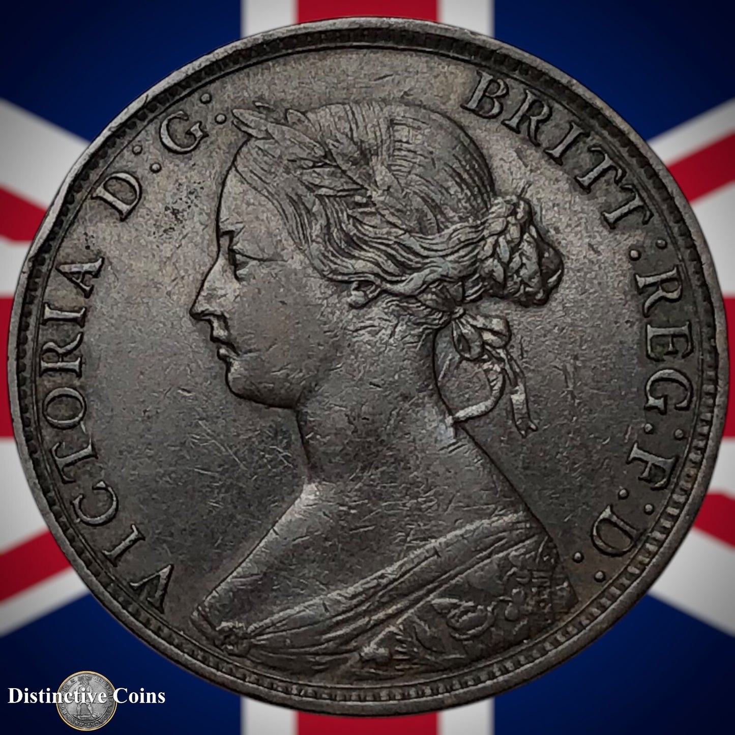 Great Britain 1863 Half Penny 1/2d GB5455