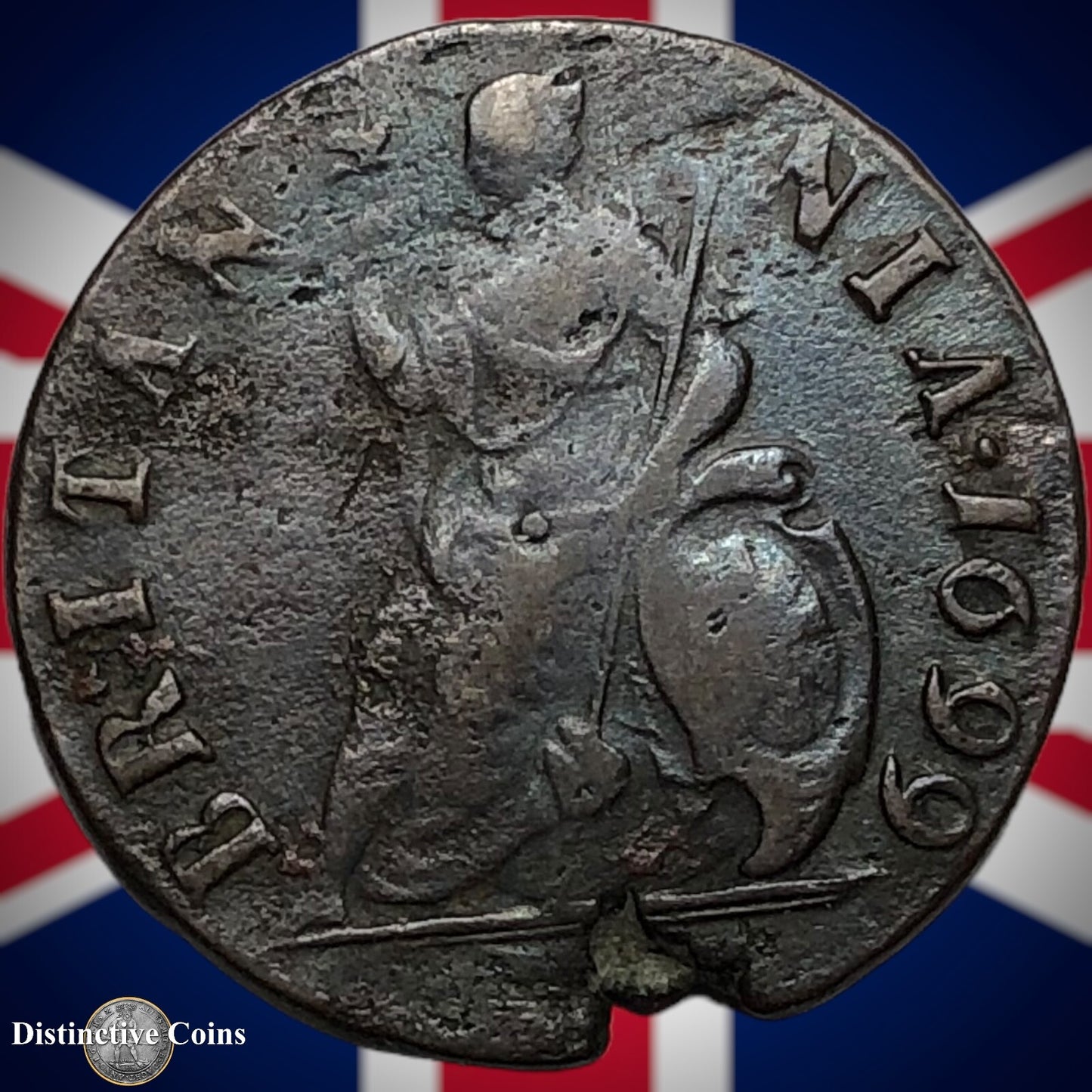 Great Britain 1699 Farthing 1/4d GB3157