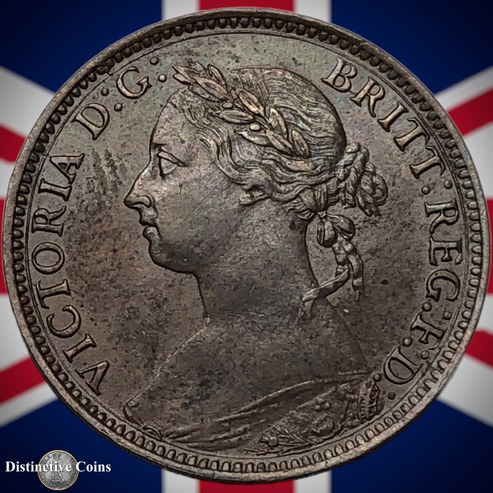 Great Britain 1890 Farthing 1/4d GB4281