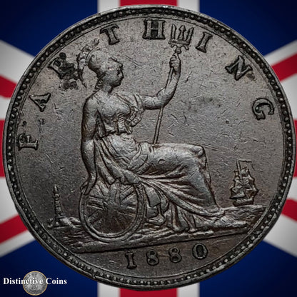 Great Britain 1880 Farthing 1/4d GB3844