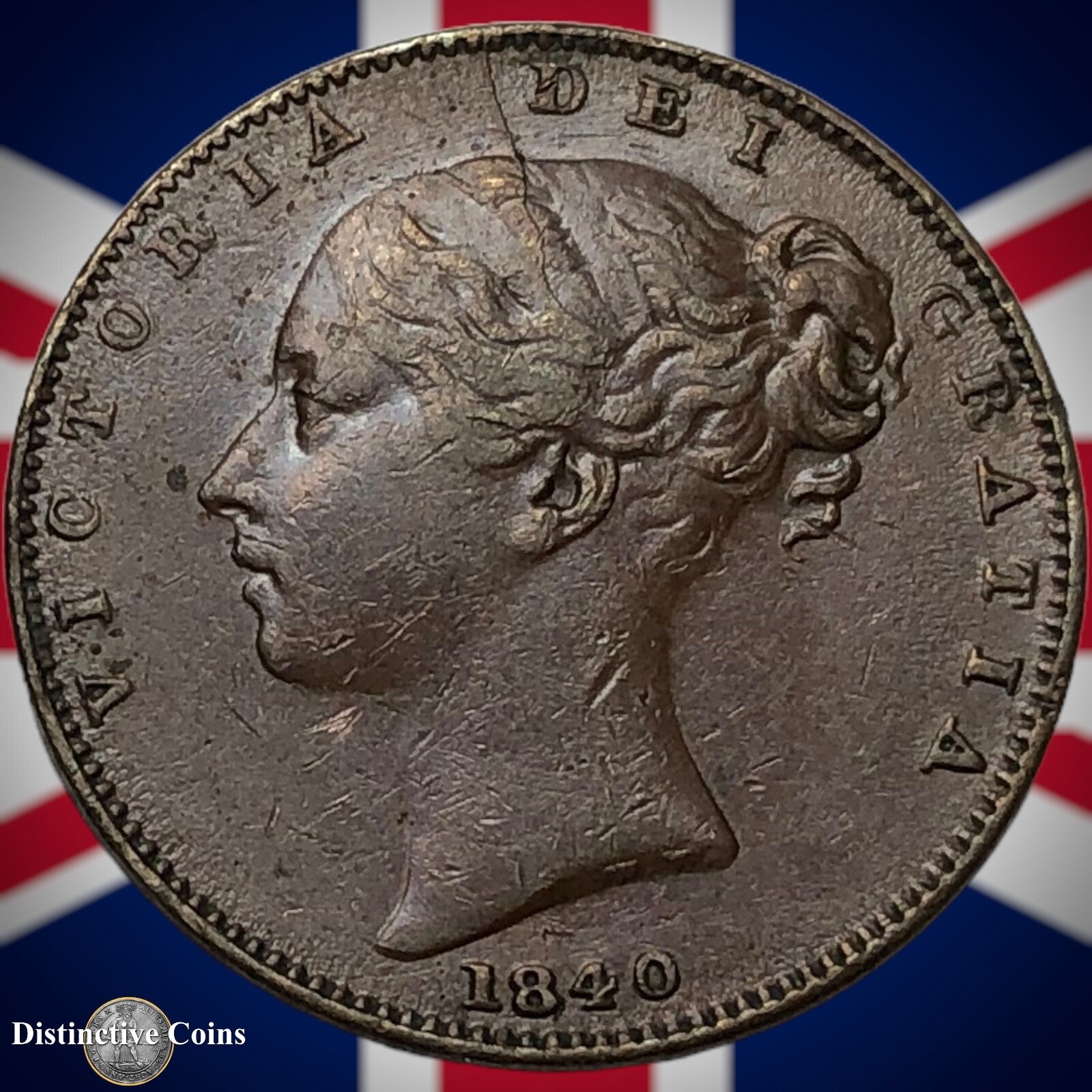 Great Britain 1840 Farthing 1/4d GB3400
