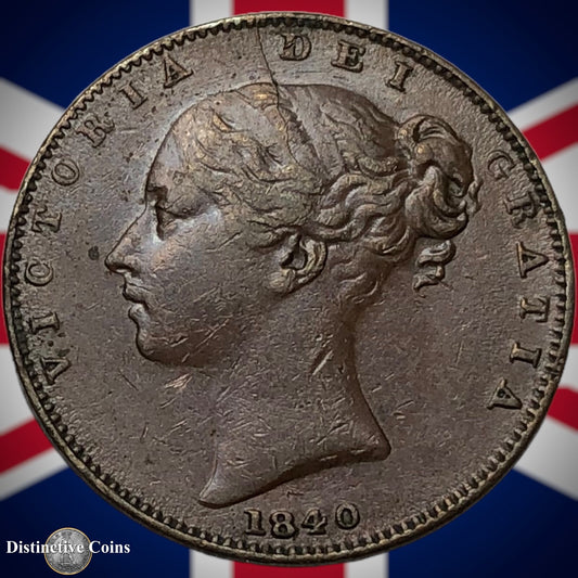 Great Britain 1840 Farthing 1/4d GB3400
