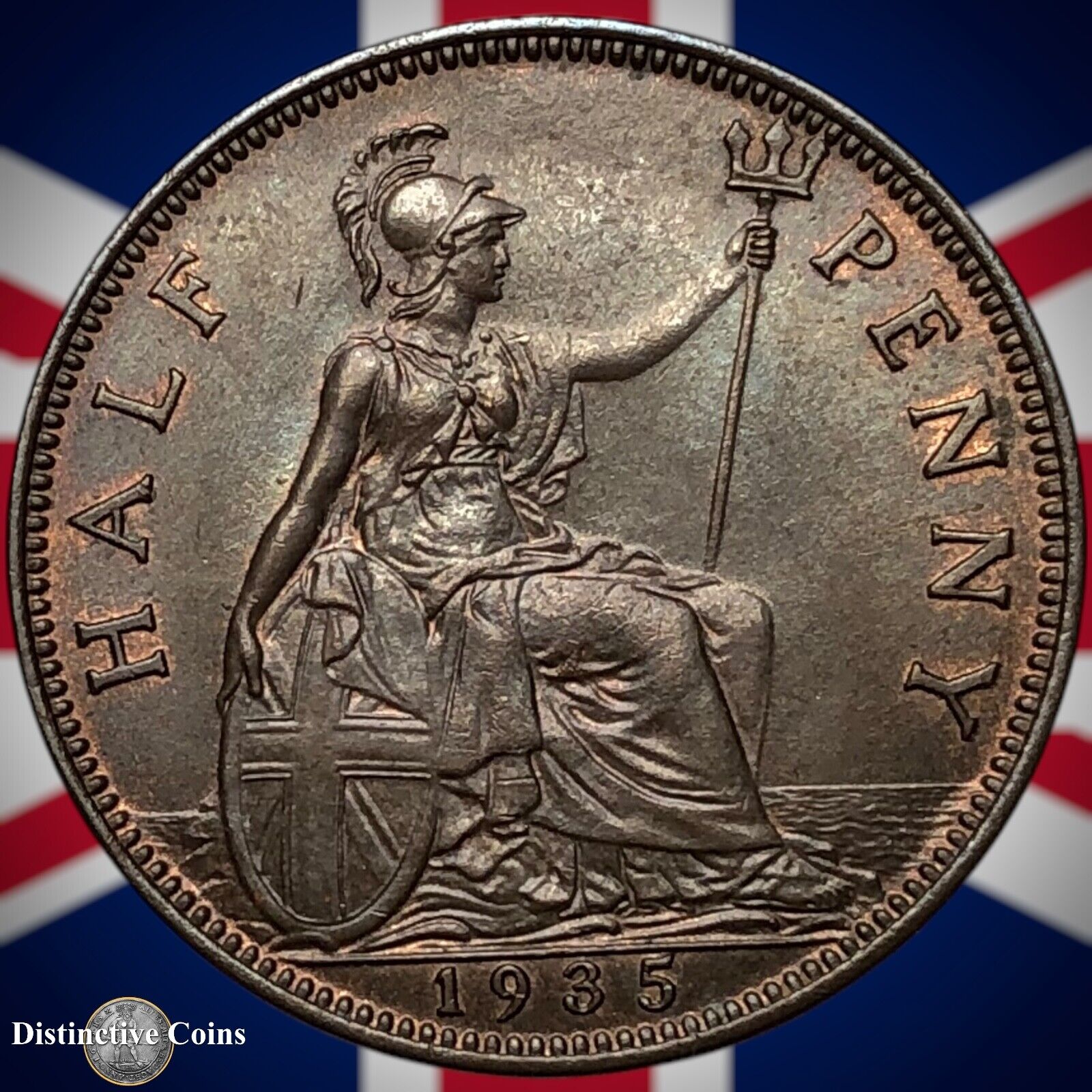 Great Britain 1935 Half Penny 1/2d GB5987