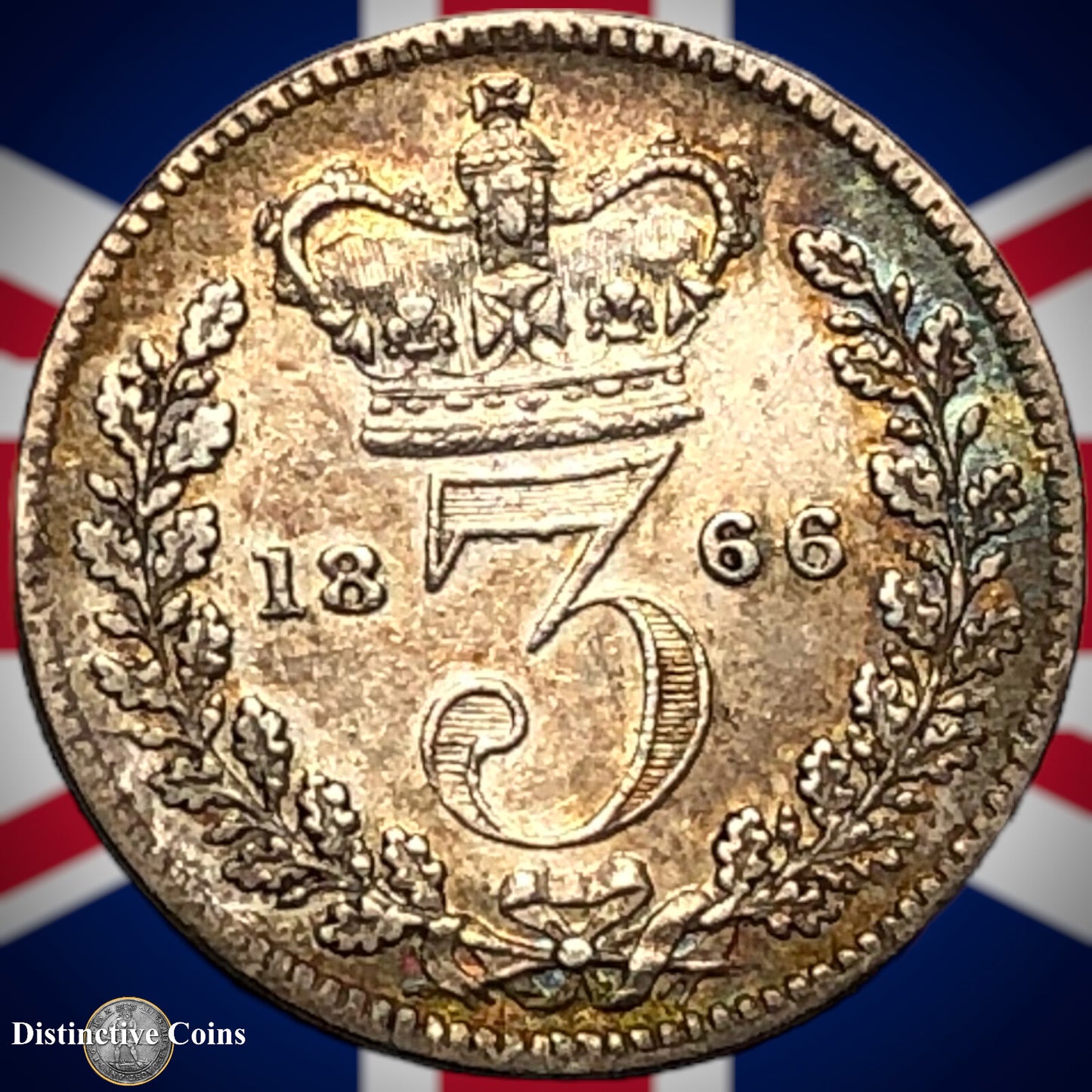 Great Britain 1866 Three Pence GB1841