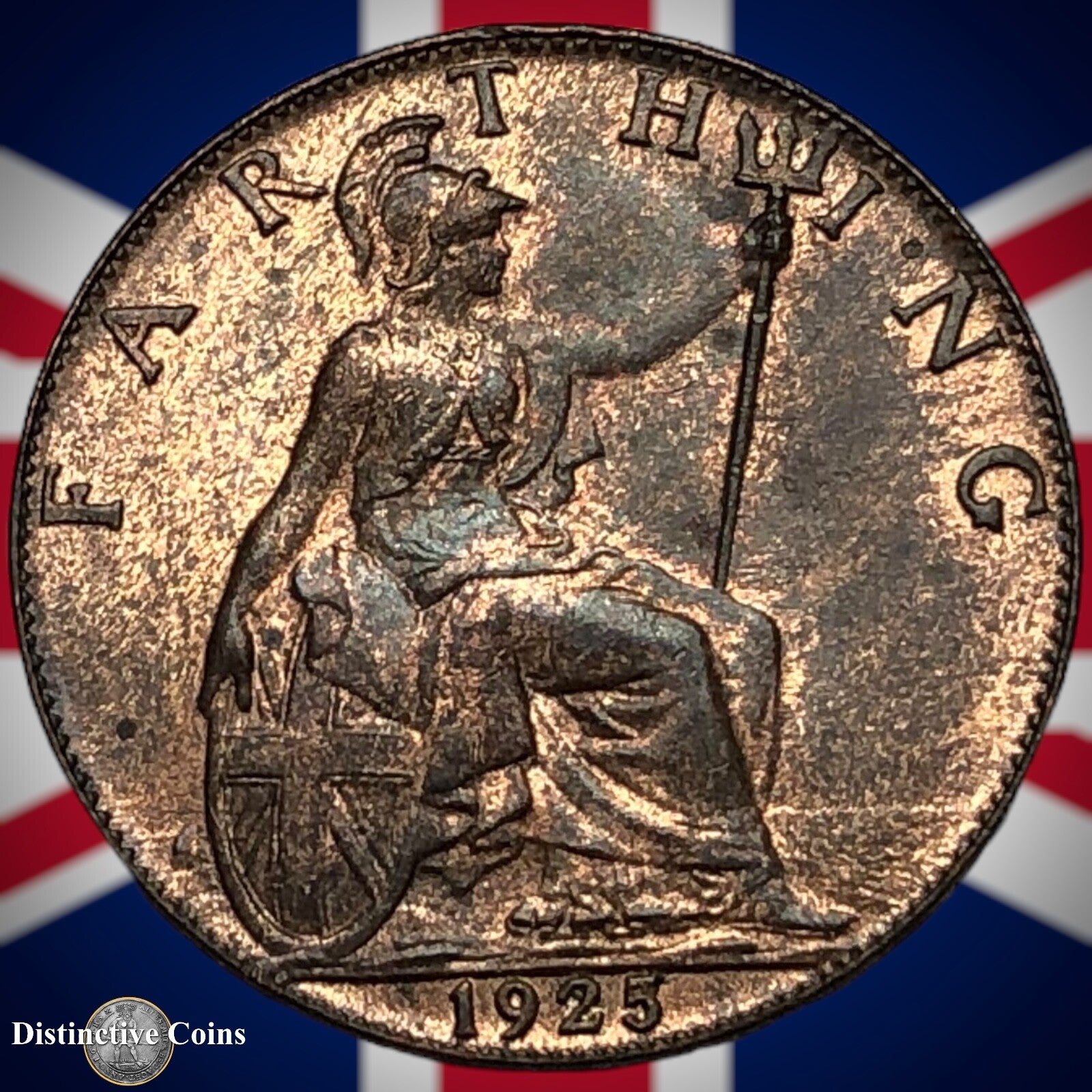 Great Britain 1925 Farthing 1/4d GB4816