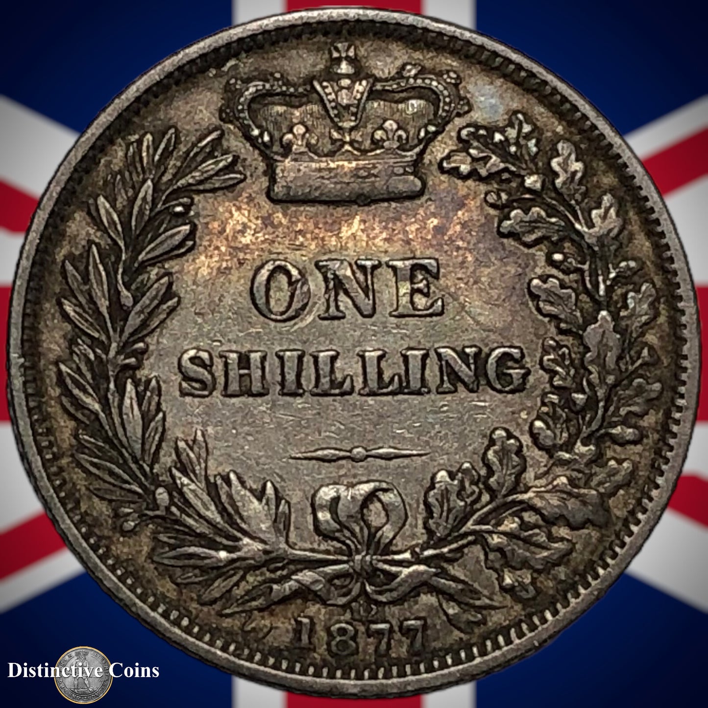 Great Britain 1877 British One Shilling GB0375
