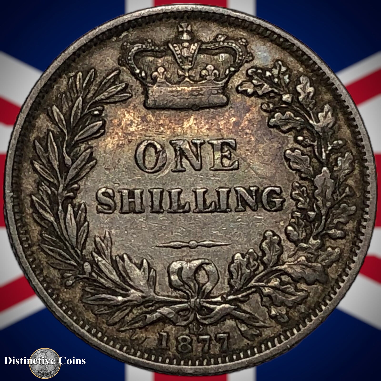 Great Britain 1877 British One Shilling GB0375