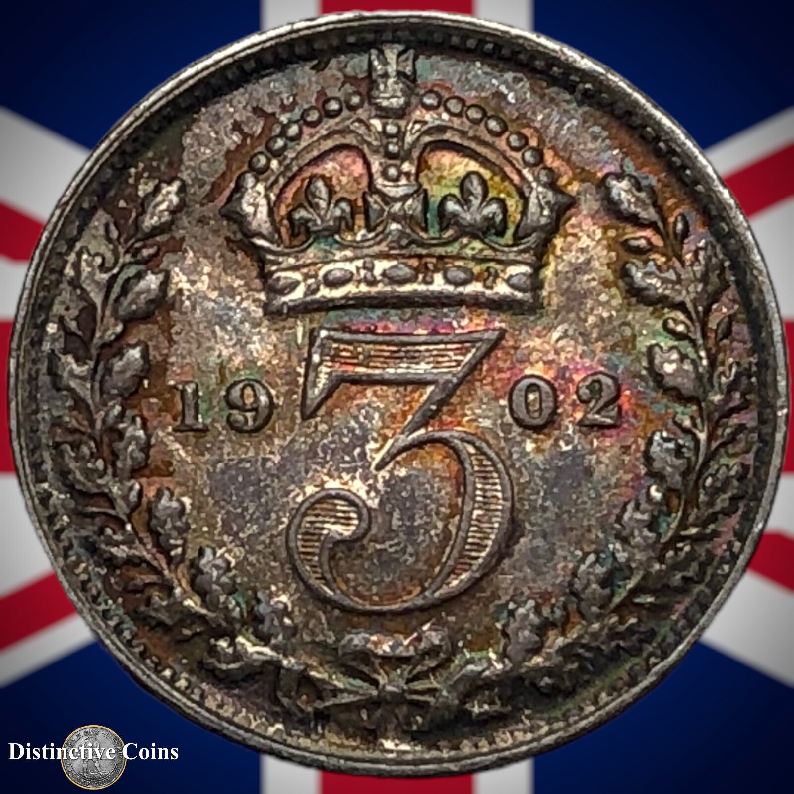 Great Britain 1902 Three Pence GB2085