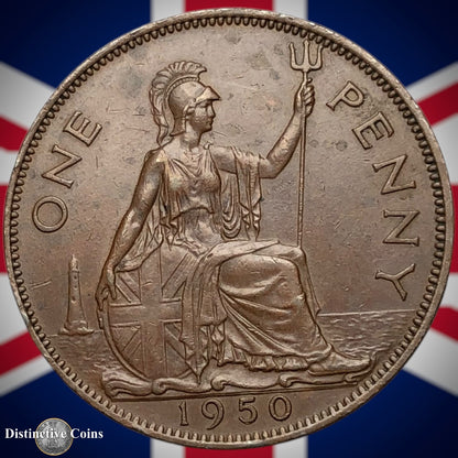 Great Britain 1950 Penny 1d GB7300