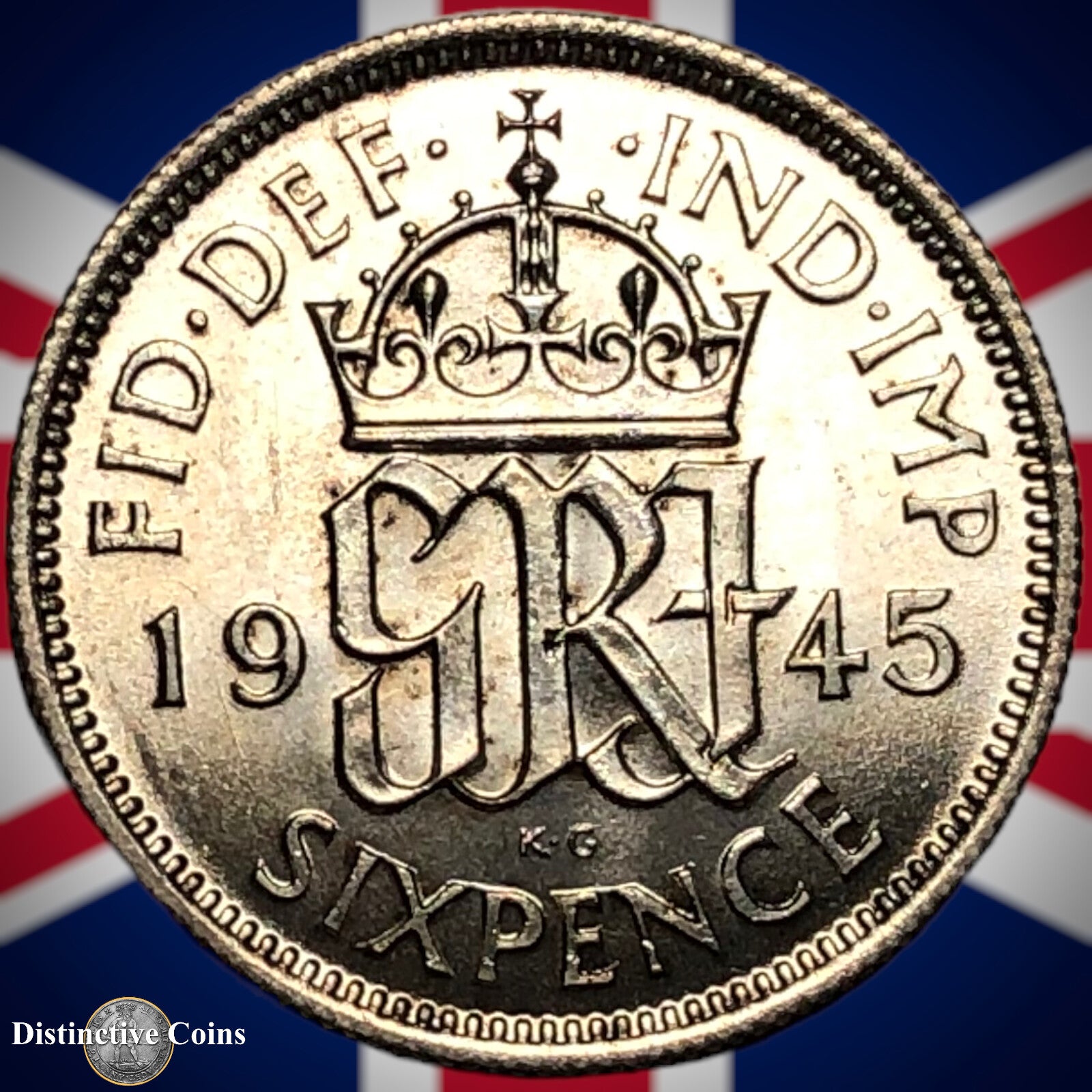 Great Britain 1945 Six Pence GB1768
