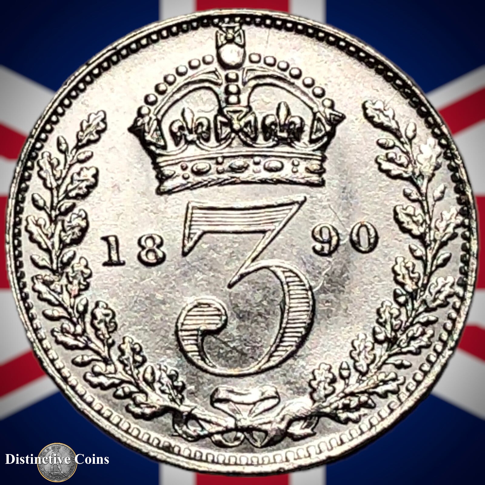 Great Britain 1890 Three Pence GB1992