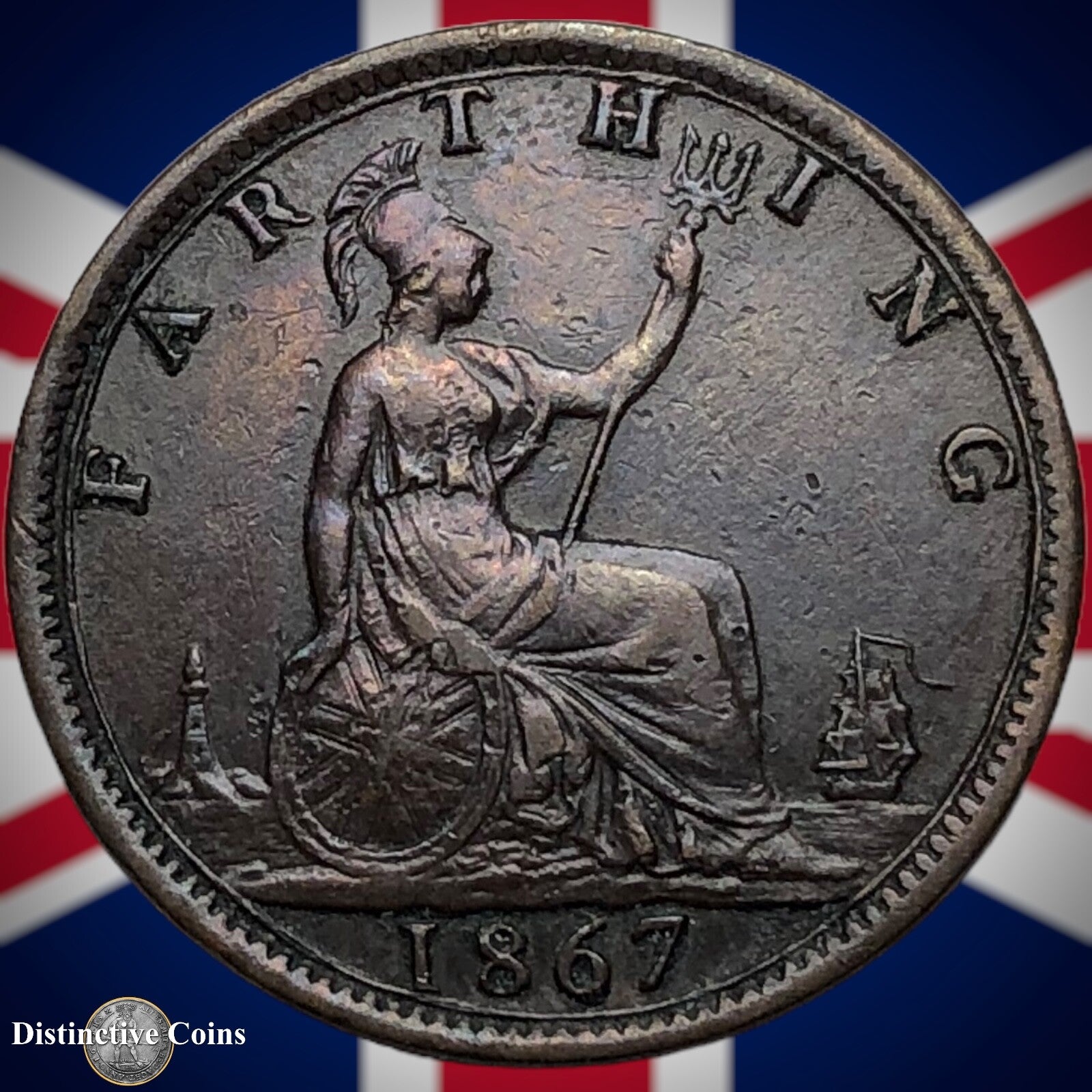 Great Britain 1867 Farthing 1/4d GB3600