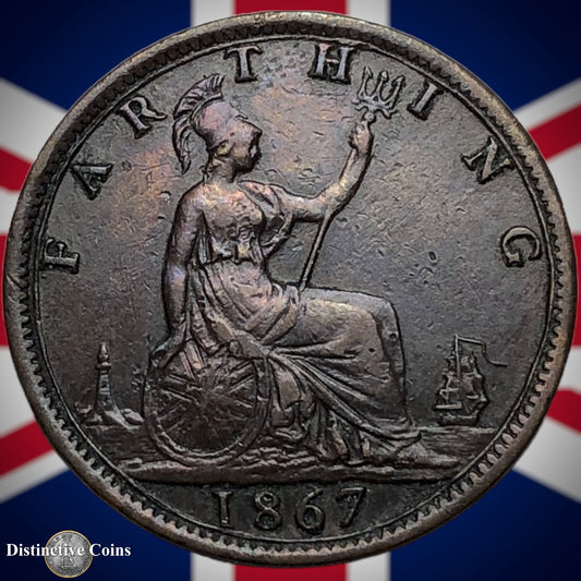 Great Britain 1867 Farthing 1/4d GB3600