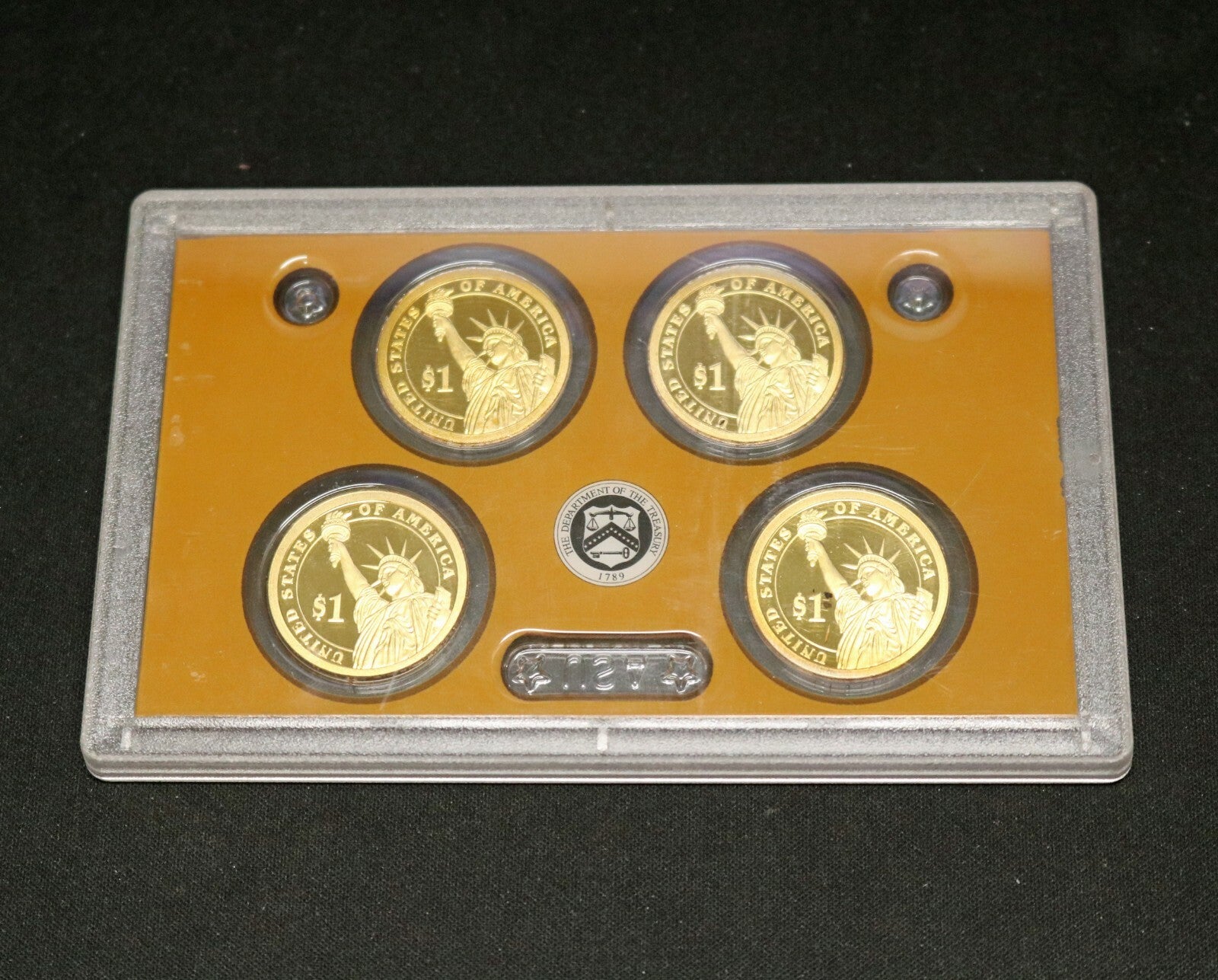 US 2011 Presidential Dollar Proof Sets Lot of 4 Sets No Box no Certs B373