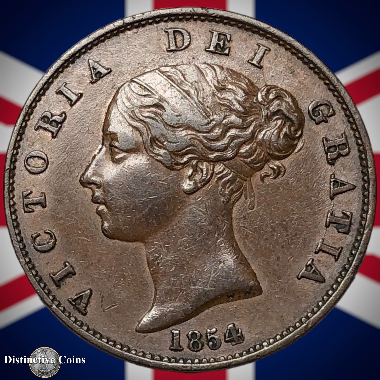 Great Britain 1854 Half Penny 1/2d GB5298