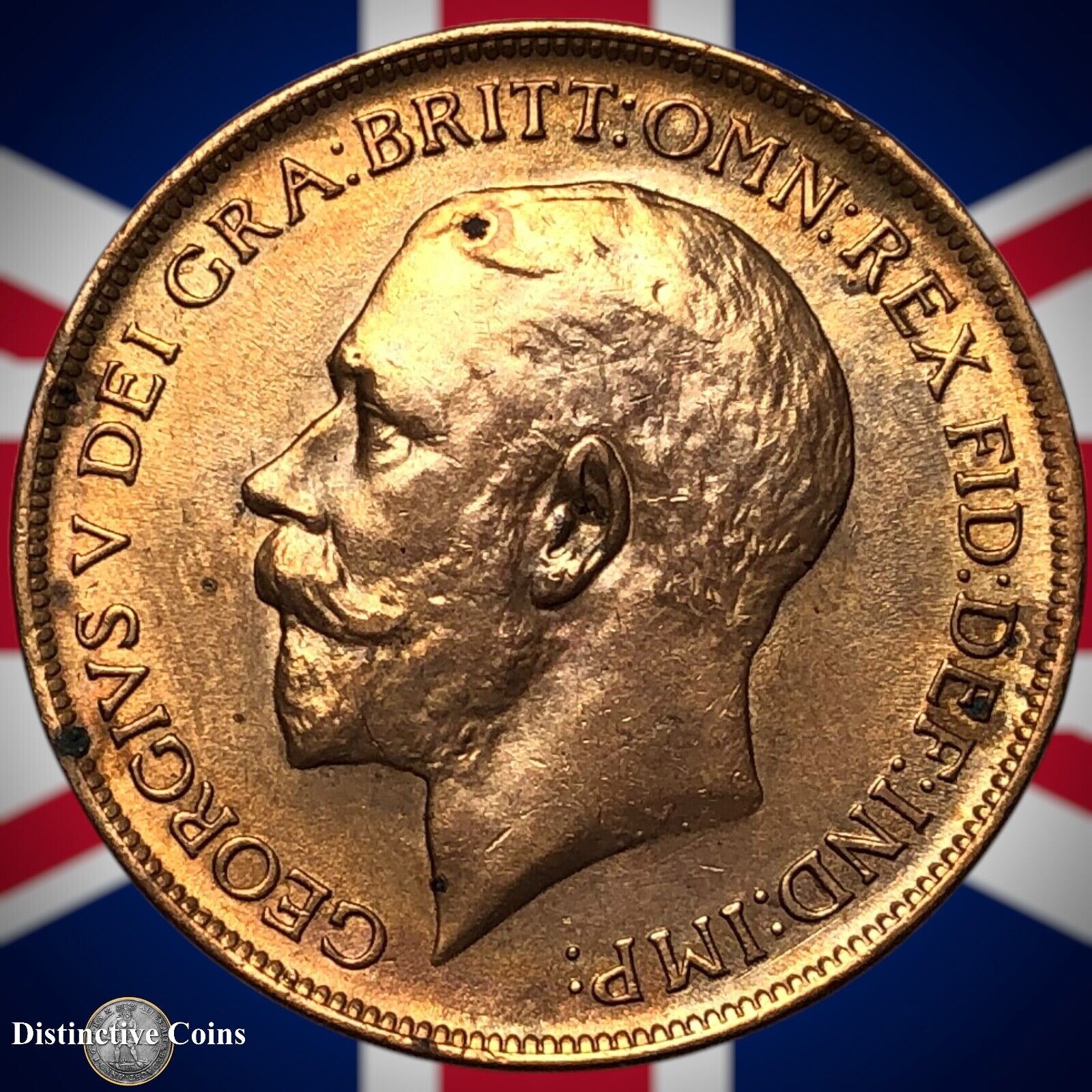 Great Britain 1912 Penny 1d GB6777