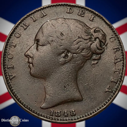 Great Britain 1848 Farthing 1/4d GB3429