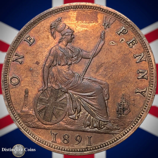 Great Britain 1891 Penny 1d GB6541