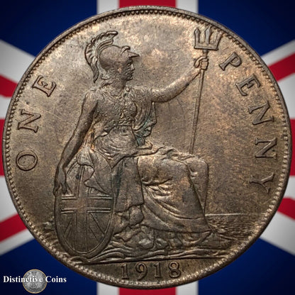 Great Britain 1918 Penny 1d GB6865