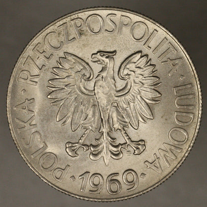 Poland 1969 10 Zlotych 
