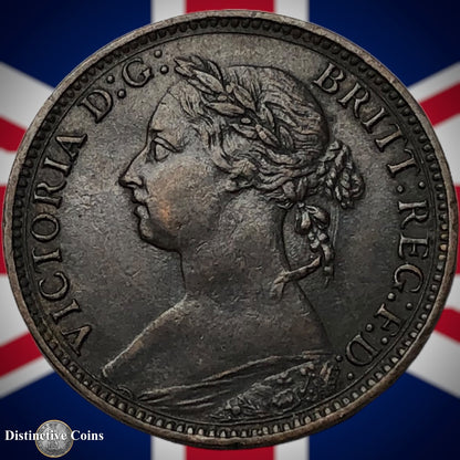 Great Britain 1891 Farthing 1/4d GB4293