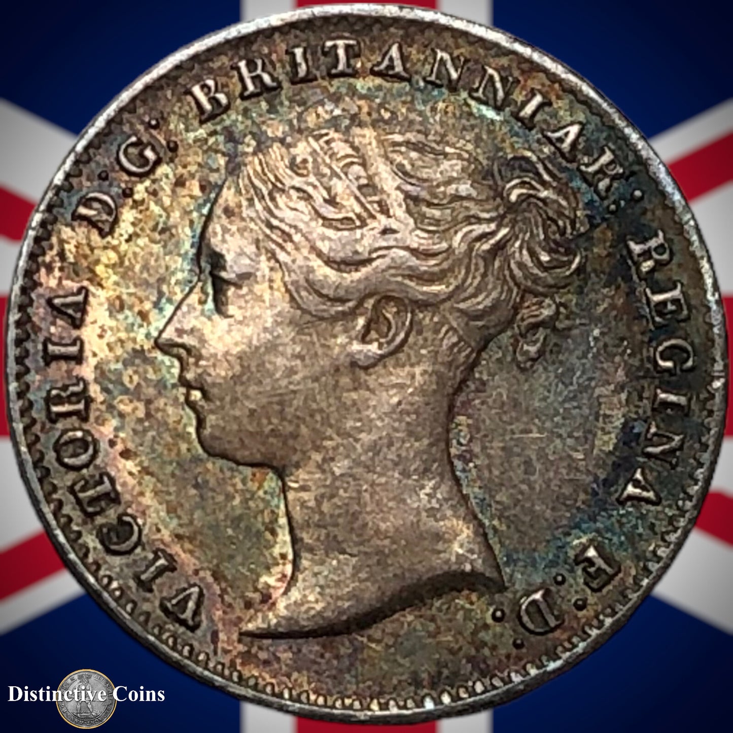 Great Britain 1859 Three Pence GB1830