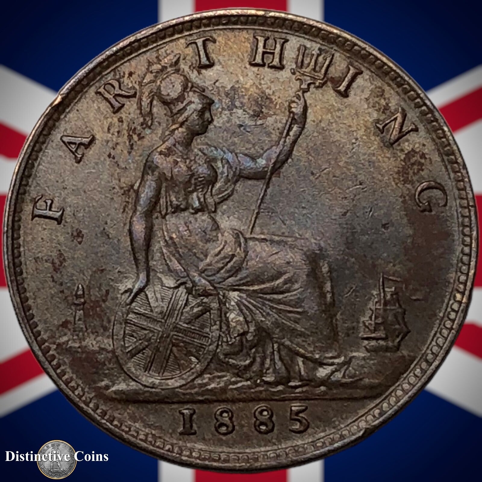 Great Britain 1885 Farthing 1/4d GB4139