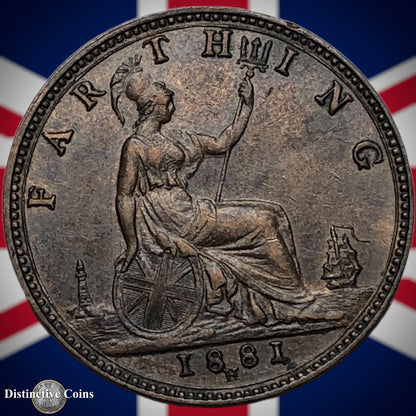 Great Britain 1881 H Farthing 1/4d GB3963