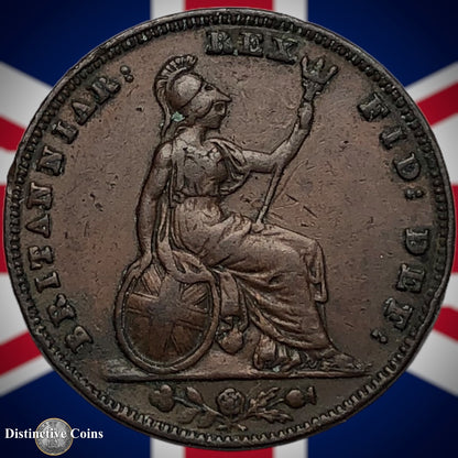 Great Britain 1837 Farthing 1/4d GB3389