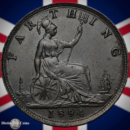 Great Britain 1894 Farthing 1/4d GB4382