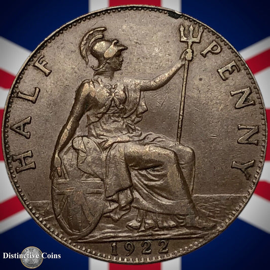 Great Britain 1922 Half Penny 1/2d GB5895
