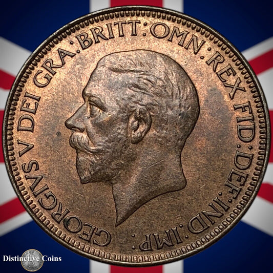Great Britain 1929 Half Penny 1/2d GB5956