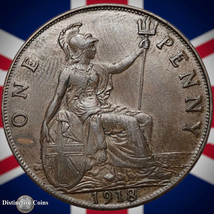 Great Britain 1918 Penny 1d GB6869