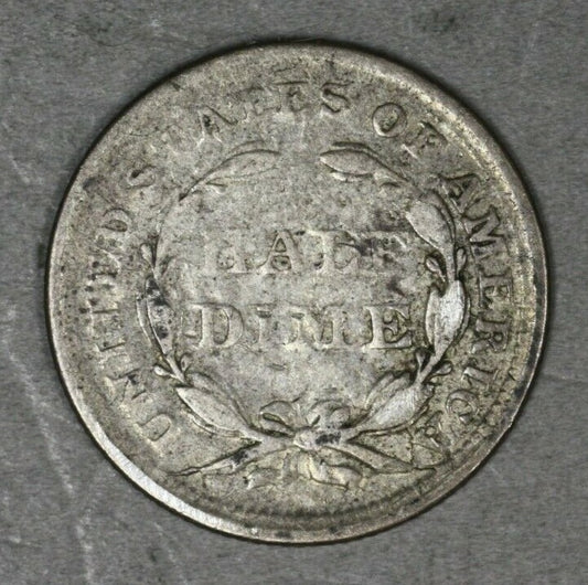US 1857 P Seated Liberty Half Dime  A3098