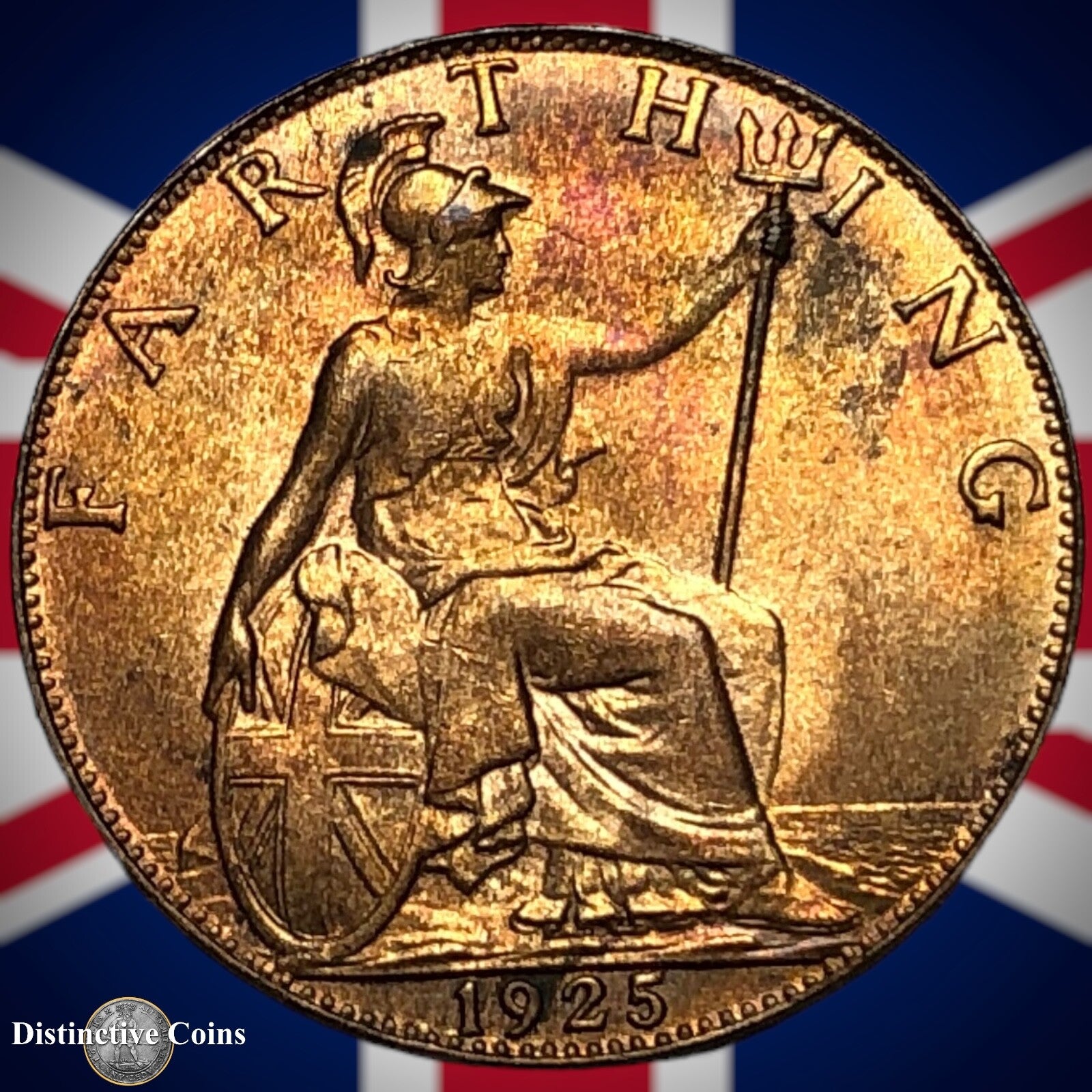 Great Britain 1925 Farthing 1/4d GB4828