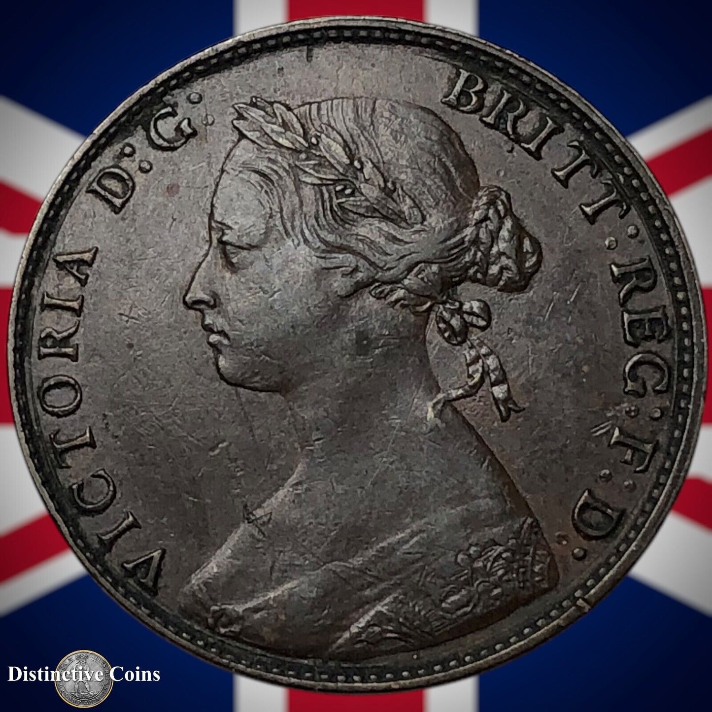 Great Britain 1875 Half Penny 1/2d GB5517