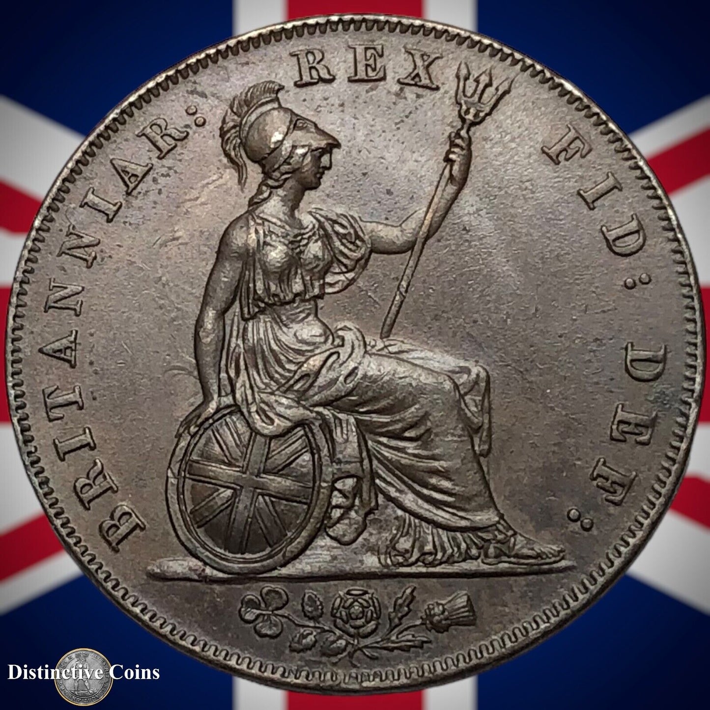 Great Britain 1826 Half Penny 1/2d GB5191