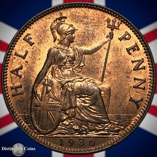 Great Britain 1936 Half Penny 1/2d GB5996