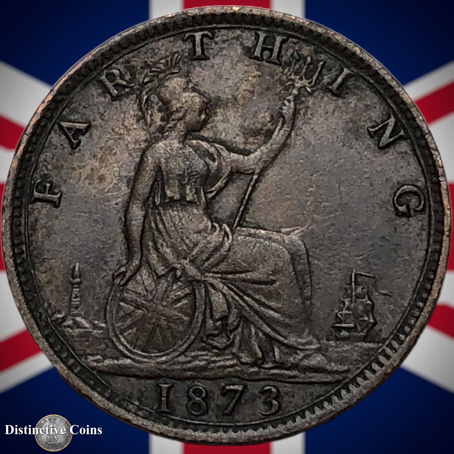 Great Britain 1873 Farthing 1/4d GB3700