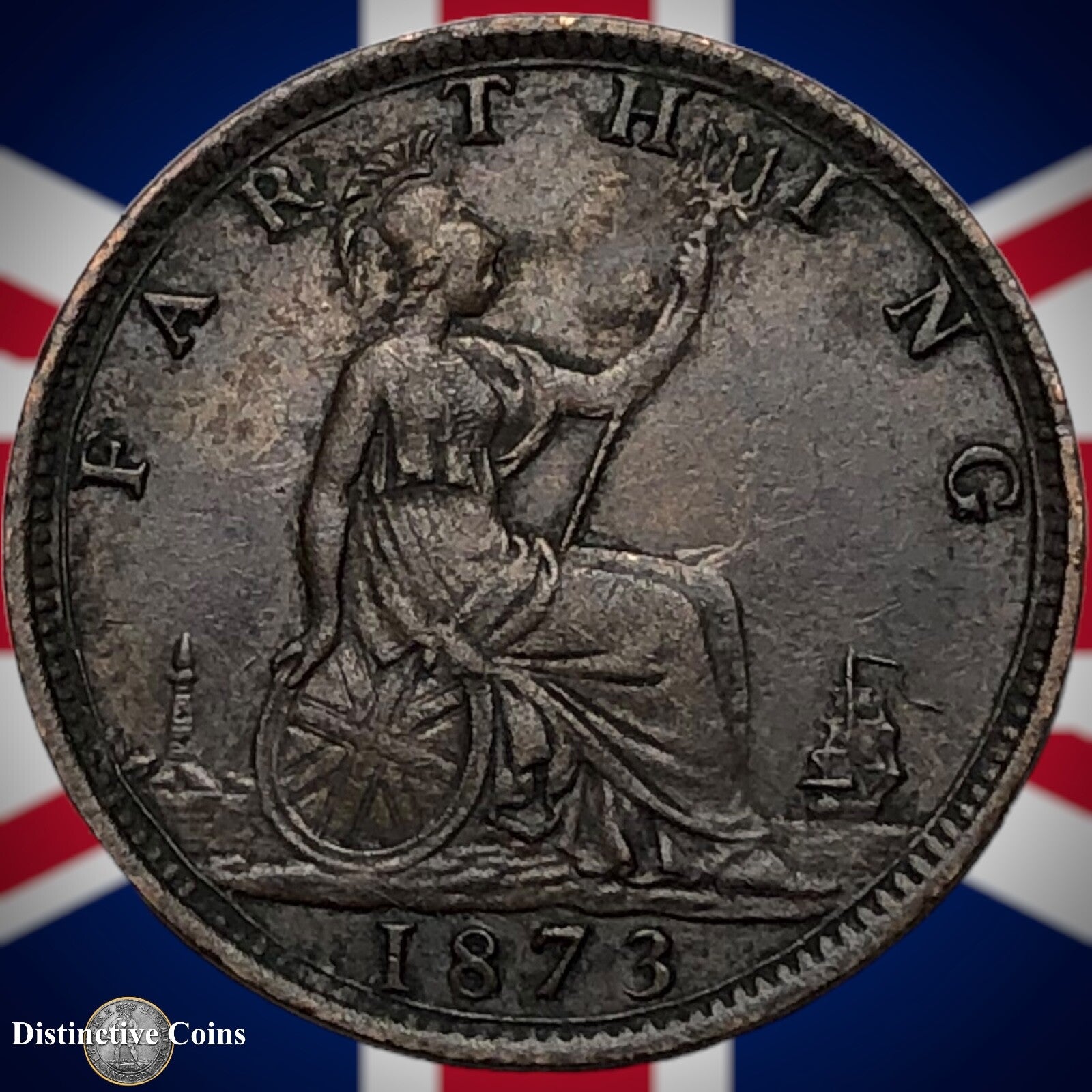 Great Britain 1873 Farthing 1/4d GB3700