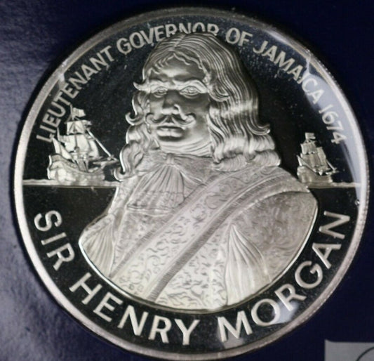 Jamaica 1974 10 Dollar Sterling Silver Proof Coin   B247