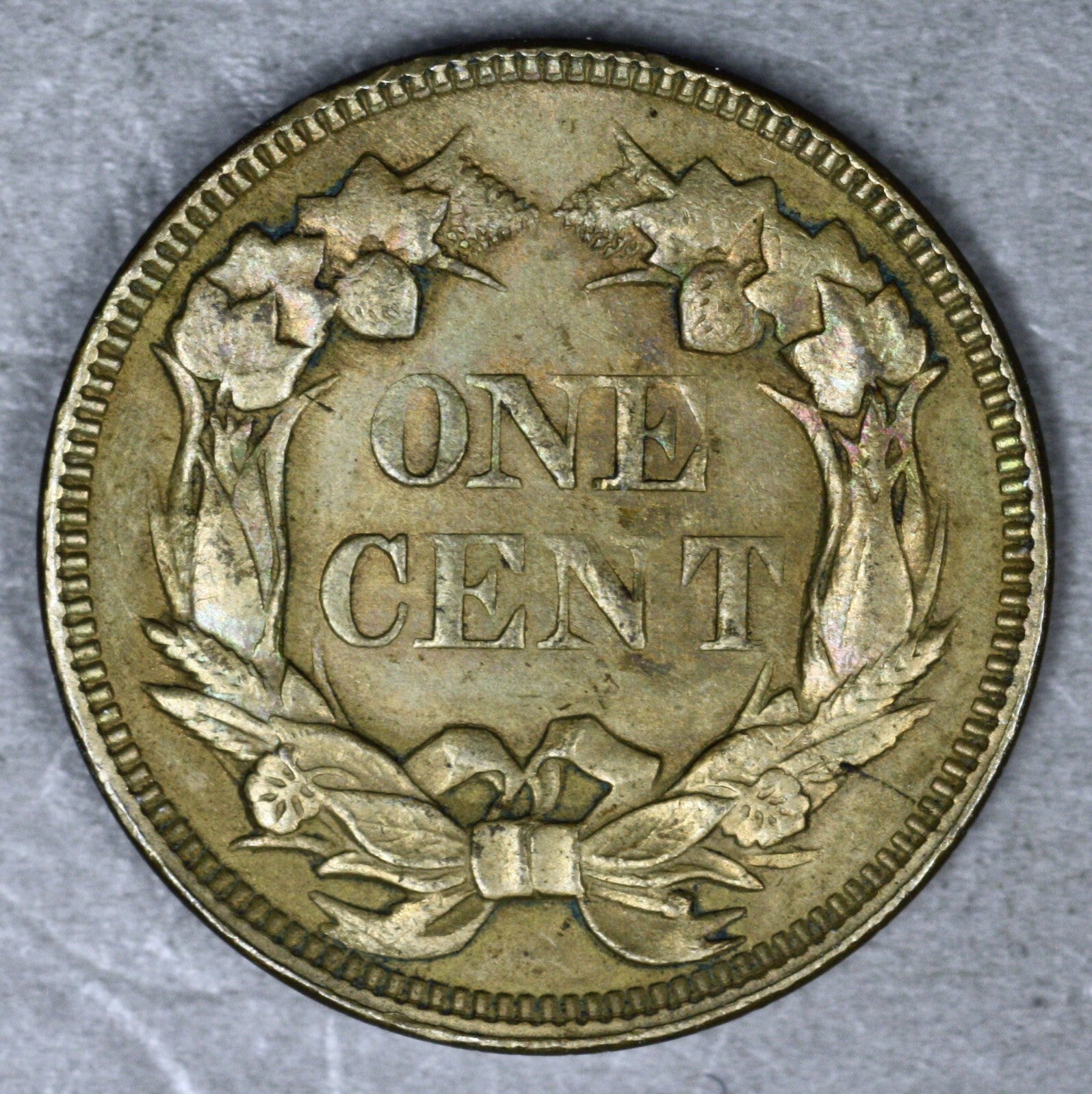 US 1857 Flying Eagle Penny Better Grade Old Wipe  A3316