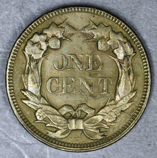 US 1857 Flying Eagle Penny Better Grade Old Wipe  A3316