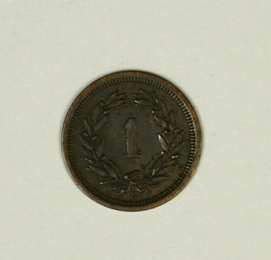 Switzerland   Rappen 1876   XF   A937