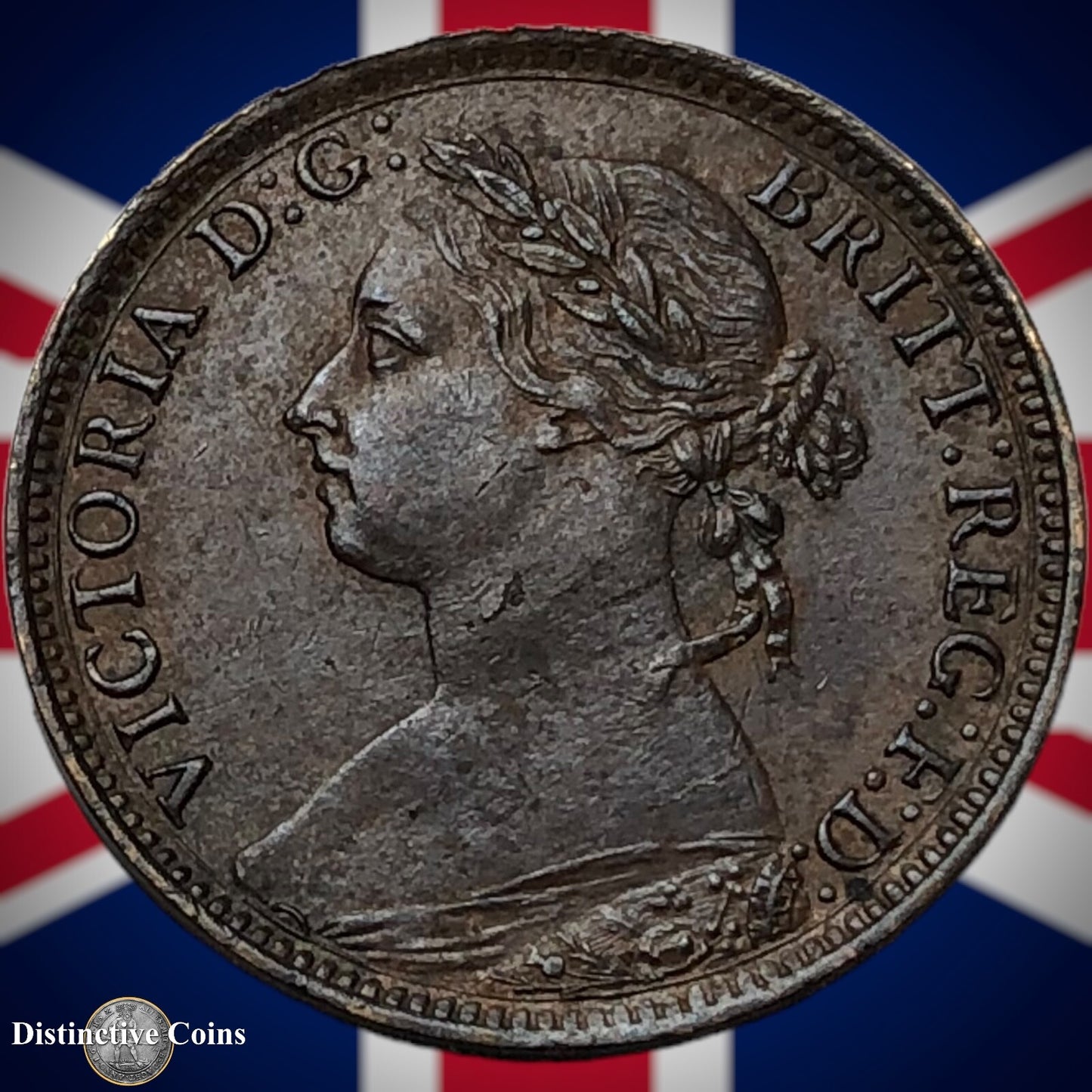 Great Britain 1883 Farthing 1/4d GB4058