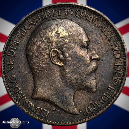 Great Britain 1910 Farthing 1/4d GB4634