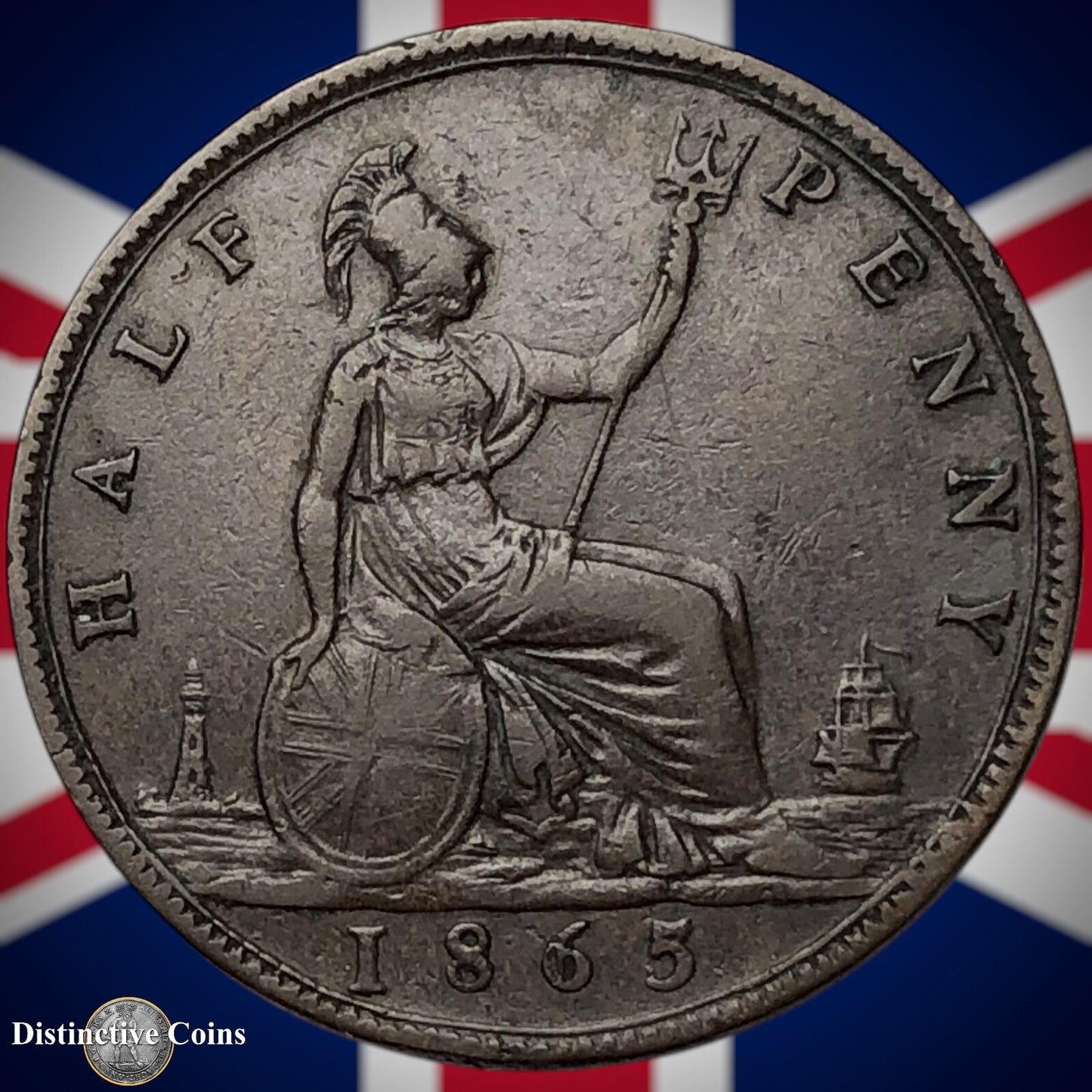 Great Britain 1865/3 Half Penny 1/2d GB5479