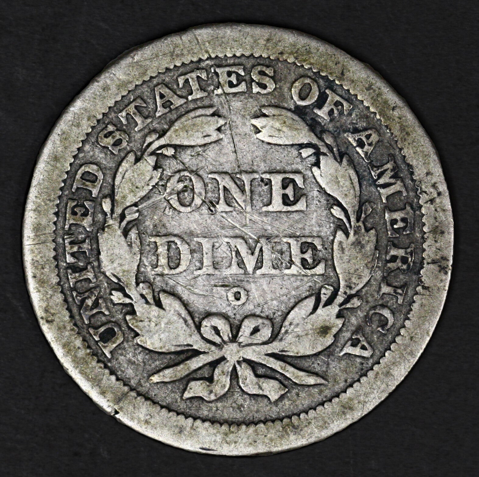 US 1842 O Seated Liberty Dime  A3223